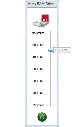 Screenshot for Miray RAM Drive 1.1