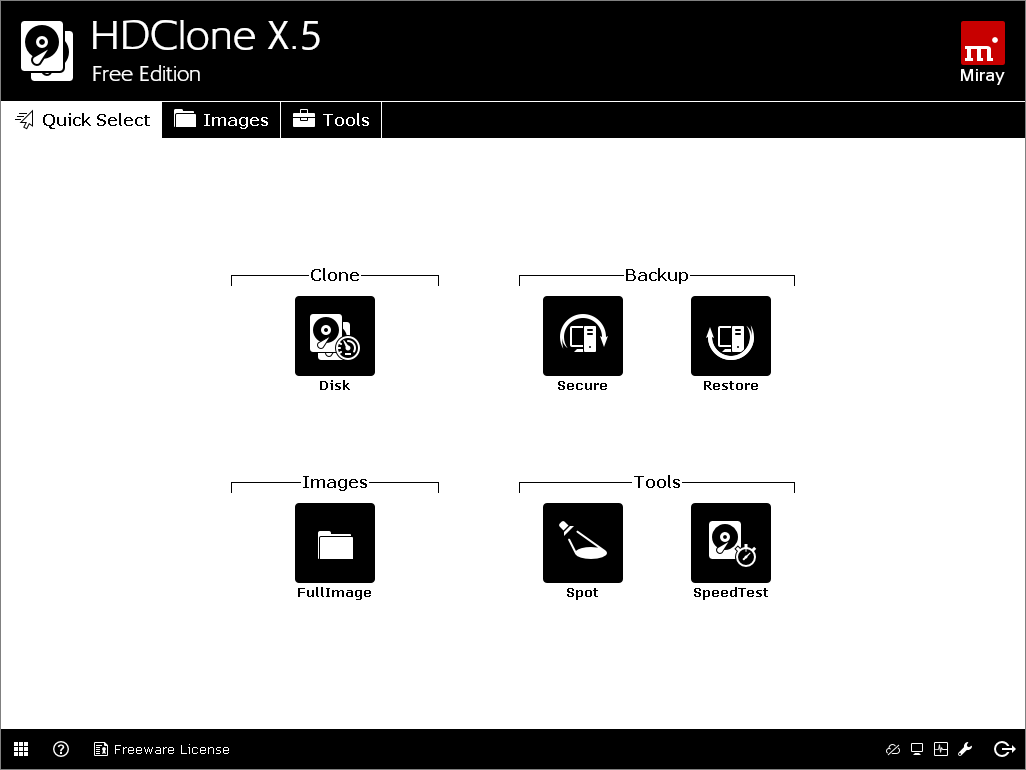 HDClone Free Edition 14.0.0 full